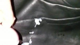 Cum Over GFs Friends Leather Jacket
