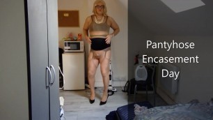 Transvestite Pantyhose Encasement