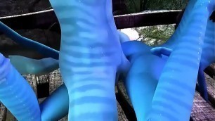 3D Cartoon sex  - Blue avatars big cock fuck and cumshot - http&colon;&sol;&sol;toonypip&period;vip - 3D Cartoon sex