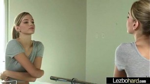 Lesbo Sex Action With Cute Horny Teen Lez Girls &lpar;Riley Reid & Kenna James&rpar; video-18