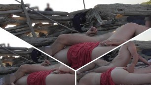 New video 2023-04-30 10:56:50Strangers Caught my wife touching and masturbating my cock on a public nude beach P1