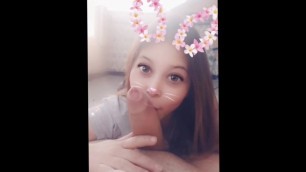Best snap blowjob of ana at home