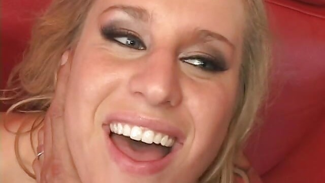 Blonde MILF takes huge cock and facial