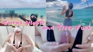 Traveling Couple Micro Bikini Titty Fuck Video in Cairns 1